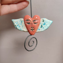 Indlæs billede til gallerivisning Julelysholder bevinget hjerte