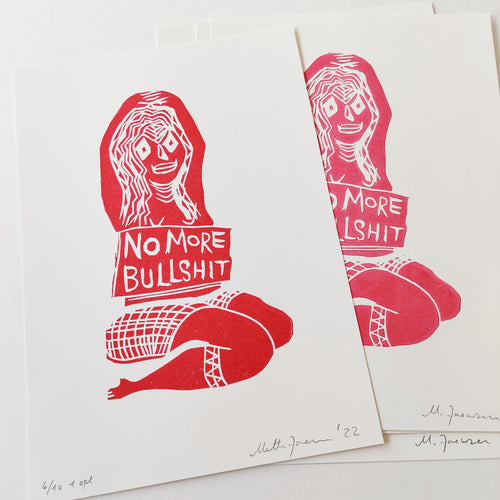 No more bullshit - linoleumstryk